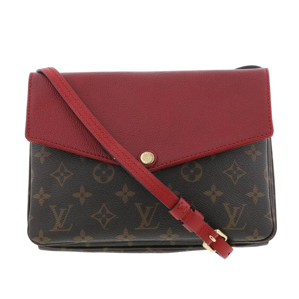 LOUIS VUITTON Twice Bag Shoulder Messenger Monogram